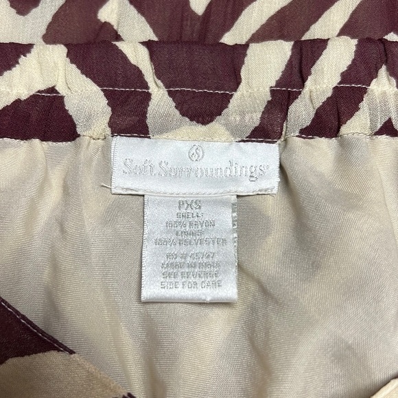 SOFT SURROUNDINGS Tiered Maxi Skirt, Size XS Petite - Picture 5 of 9